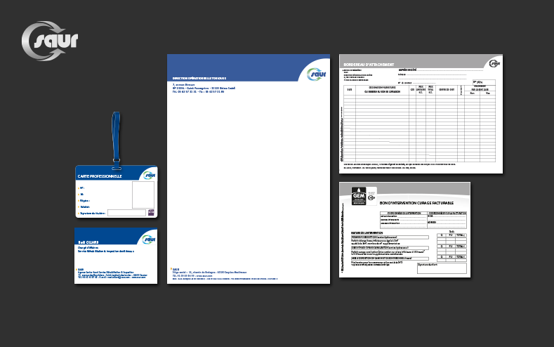 Gestion des commandes d’imprimés du groupe Saur