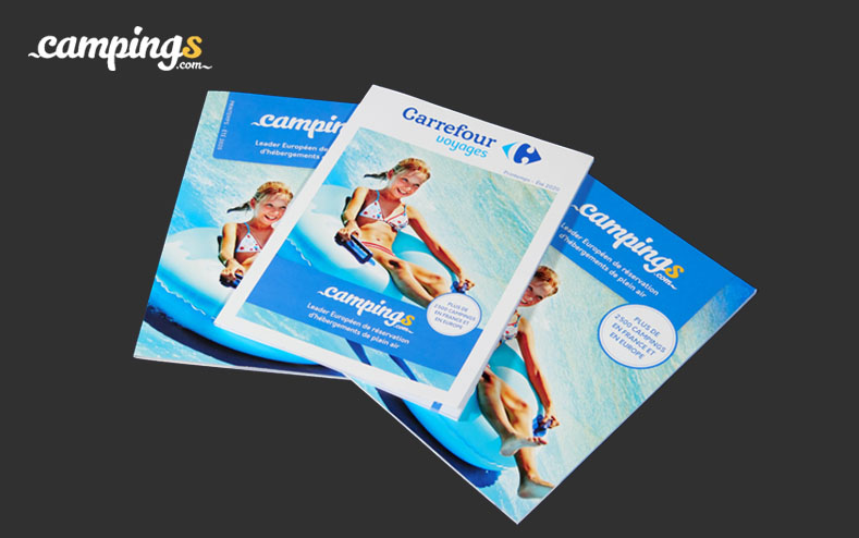 Impression de 3 catalogues pour campings.com