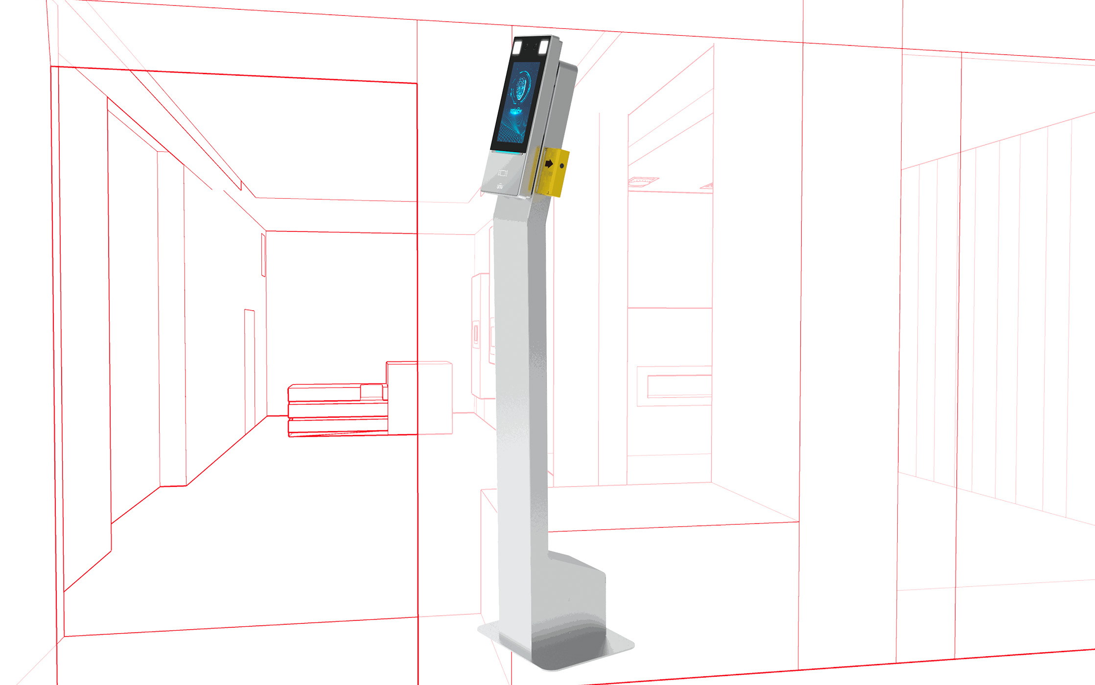 Borne digitale de mesure de température