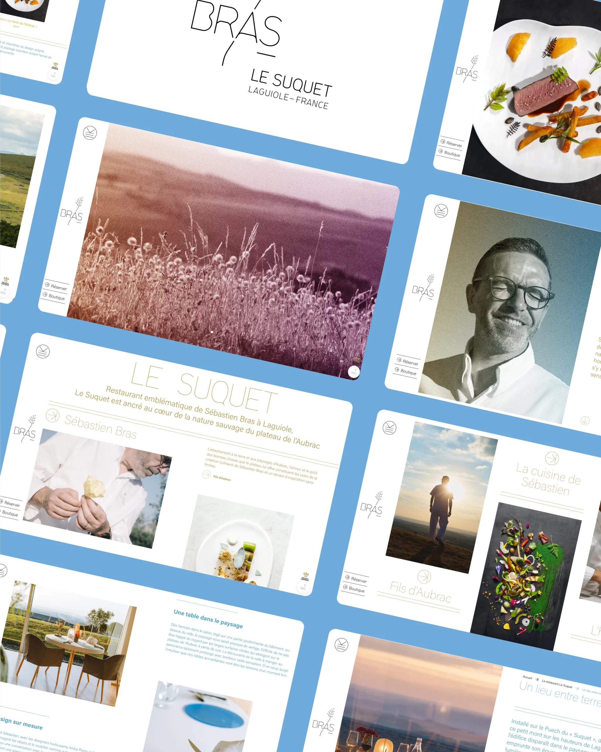 Site vitrine Bras X Burlat - page web  