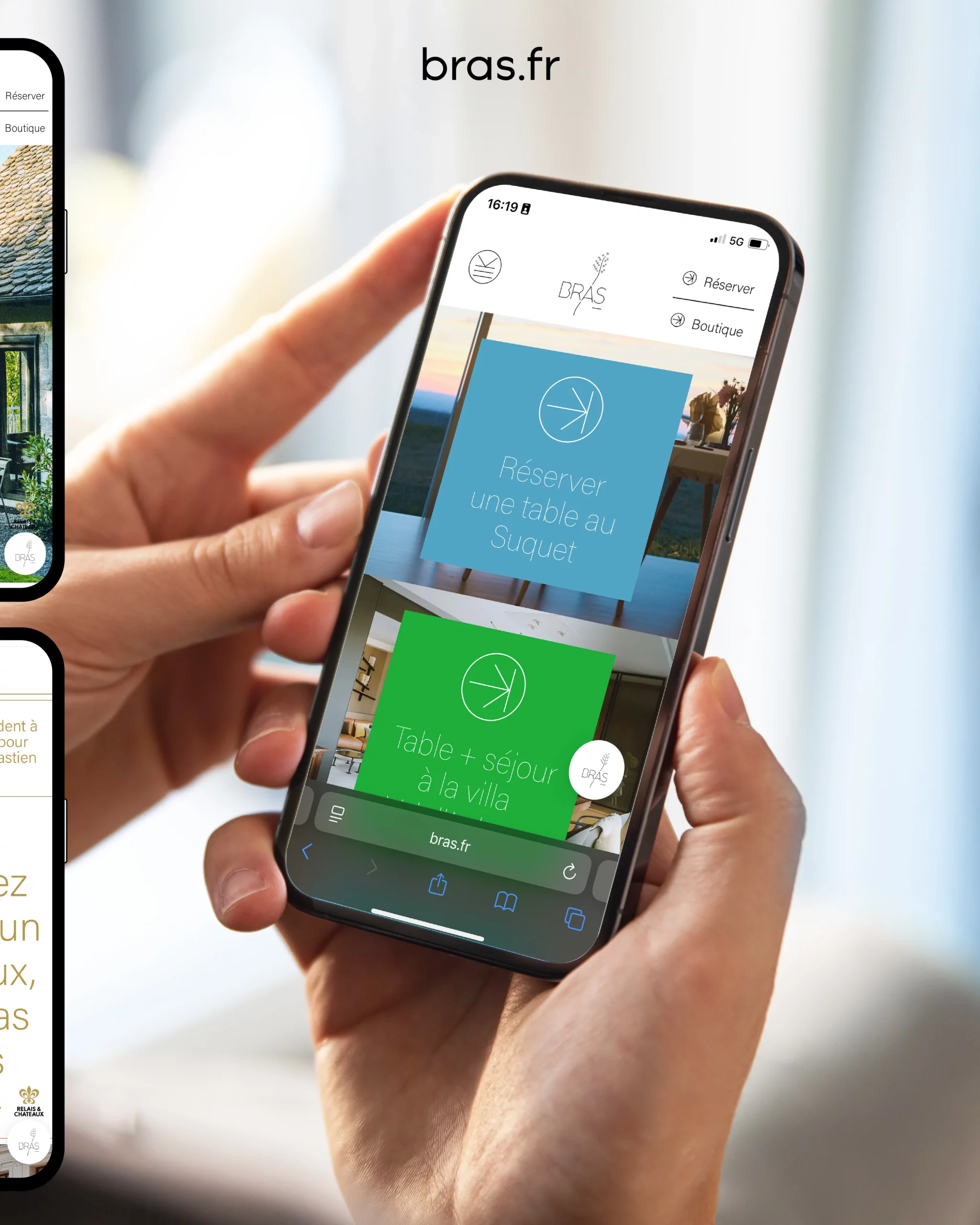 Site vitrine Bras X Burlat - bras.fr 